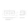 База под раковину BELBAGNO KRAFT-1200-4C-SO-СO KRAFT-1200-4C-SO-CO