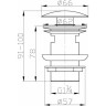 Донный клапан BELBAGNO BB-SAT-ORO