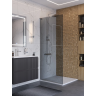 Душевая перегородка BELBAGNO UNO-L-1-TB-90-GR-Cr 900x2000 мм хром