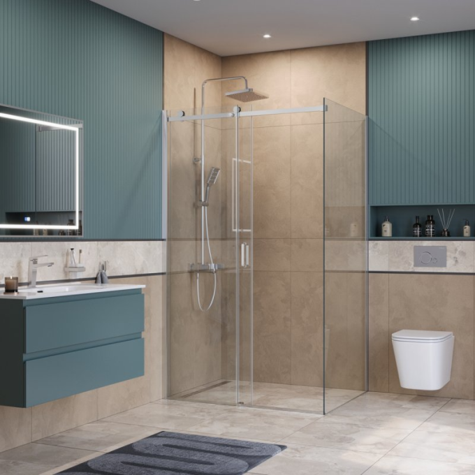 Душевой уголок BELBAGNO SOFT_CLOSE-2-AH-1-120/80-C-Cr