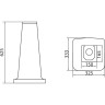 Раковина BELBAGNO BB115L + BB115P
