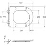 Унитаз приставной BELBAGNO FLAY-R BB1003CBR/SC