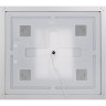 Зеркало BELBAGNO SPC-KRAFT-1400-800-LED-TCH-WARM в алюминиевой раме со встроенным светильником, сенсорным выключателем и подогревом, 1400x32x800